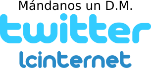 Mandanos un DM Twitter