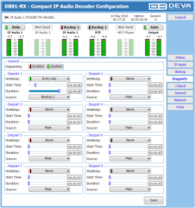 db91-rx web interface